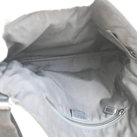 GUCCI Logo GG Pattern Cross Body Shoulder Bag Canvas Leather Black Italy 89EE815 - Picture 9 of 16